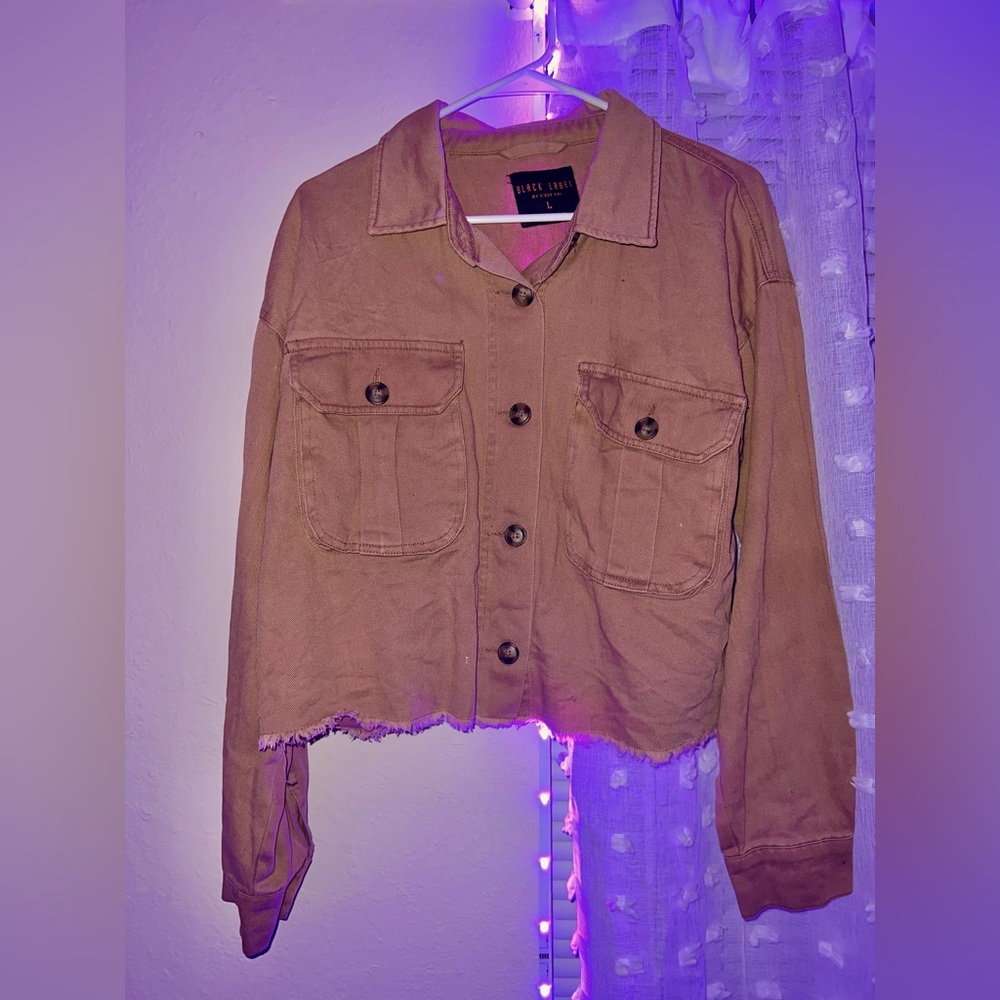 Light Brown Cropped Jacket!!